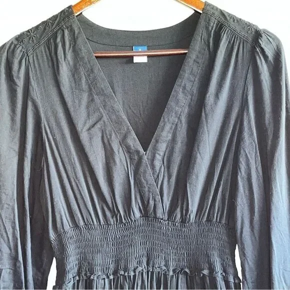 Women's Old Navy Black Long Dress - Picture 3 of 10